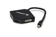 Alogic Mini DisplayPort to HDMI DVI VGA Adapter Male to 3 Female [MDP-VGDVHD-ADP]