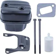 Exhaust with Bolts Assembly Oil F Fit for Husq 340 345 346 346XP 350 351 353 Chainsaw J 2150 2149