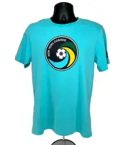 New York Cosmos Soccer T-Shirt by Umbro Light Blue New With Tags Size Medium