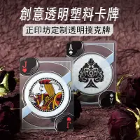 在飛比找蝦皮商城優惠-Gifthing 客製化撲克牌 塑膠PVC 透明撲克牌 前衛