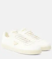 [Prada] Prada Lane leather sneakers AU 8 white