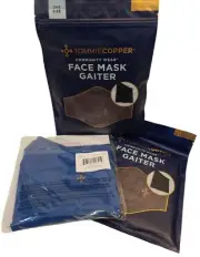 Tommie Copper Gaiter New Unopened Package Blue Burgundy One Size Unisex Lot x 3