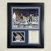 Legends Never Die, Inc. Argentina | 2022 FIFA World Cup Champions | 12"x15" Framed Photo Collage (Celebration)