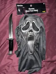 Scream Creepy Customs Flawed Prop And Spirit Chrome Ghostface Mask