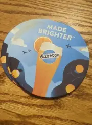 4 Blue Moon Beer Coasters - New
