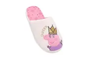 Peppa Pig Womens/Ladies Queen Mummy Pig Slippers (Cream/Pink/Purple) - UTNS6632