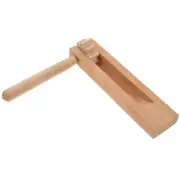 1Pc Wooden Ratchet Noise Maker Traditional Matraca Music Toy for Boy Girl