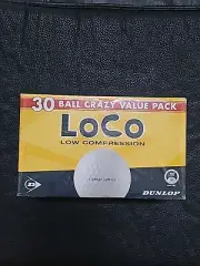 Dunlop Super LOCO Low Compression Golf Ball Box Of 30 Longer & Softer NEW
