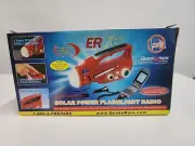 Solar Powered Flashlight Radio With Hand Crank Prepper Bug Out Bag