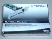 Sealed NEW ~ Trendnet PCI Adapter Ethernet TE100-PCIWN 10/100Mbps H/W:2.2R nib