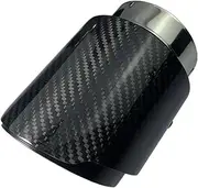 Intel 86 Mm Compatible For BMW X5 F15 E70 X6 F16 2011-2017 Exhaust Tip Muffler Tip Black Carbon Fiber Car Inlet 1pc