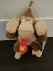 DK Donkey Kong 10" Plush Doll Stuffed Toy Official Licensed Nintendo Super Mario