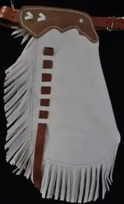 Custom Made Leather Kid's Chinks/Kid's Chaps/Quick Ship2T/ Made in USA