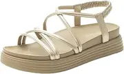 [Alegria by PG Lite] Alegria Women Audie Water Friendly Elastic Heel Strap Sandal Platform