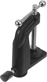 NULYLU Table Mount Clamp for Boom Arm Adjustable Microphone Stand Clamp with Non Slip Design Lightweight and Portable for Desktop Use and Secure Mounting of Equipment
