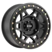 Method MR405 UTV Beadlock 15x7 / 5+2/38mm Offset / 4x156 / 132mm CB Matte Black
