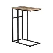 [Artiss] Coffee Table Wooden Bedside Bed Sofa Side Nesting Tables Laptop Desk Home Furniture Living Room Office Metal Frame Rectangular End Display Shelf Walnut Particle Board Industrial Style