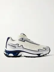 [Salomon] Salomon - Xt-slate Rubber-trimmed Mesh Sneakers - Light gray - UK 5.5 UK 5.5 Gray