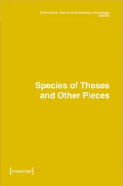 Dimensions: Journal of Architectural Knowledge