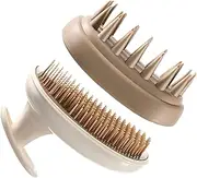 VICASKY Scalp Massager Shampoo Brush Soft Silicone Bristles Hair Scrubber for Dandruff Removal Deep Cleansing Scalp Brush for All Hair Oil and Impurities Removal