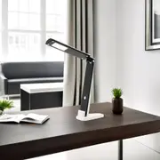Devo LED Task Lamp in Black