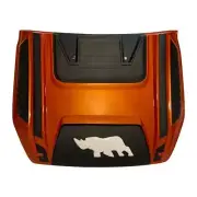 Hood Scoop Bonnet Cover Rhino Orange 33J Black For Ford Ranger T6 Px 2012-2017