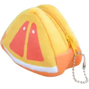 5 Pcs New Style Fruit Shaped Coins Change Purses Cartoon Cute Coin Wallet Small Zipper Pocket Wallet