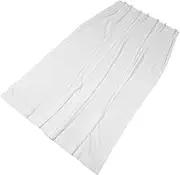 GETAJGHSD White Long Sheer Curtain Panels Lightweight Privacy Drapes for Bedrooms Living Rooms and Balconies Light Filtering and Sunlight Control Elegant and Fresh Home Decor