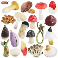 在飛比找Yahoo!奇摩拍賣優惠-仿真蘑菇平菇香菇松茸水果蔬菜模型裝飾道具蘋果雙杏鮑菇擺件玩具