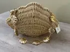 Viral TikTok Tommy Bahama Wicker Clam Shell Bag Purse-Style WW0001 - NWT