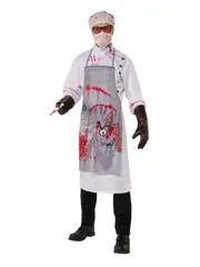 Rubies Mad Scientist Adults Dress Up Halloween Party Costume Lab Coat
