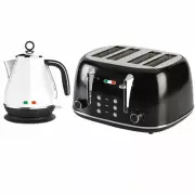 Vintage Electric Kettle and Toaster SET Combo Deal Stainless Steel Not Delonghi