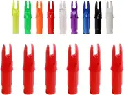 [SOPOGER] 50Pcs Archery Arrow Nocks .244/6.20mm ID Plastic Insert Carbon Arrow Nock Standard Size for DIY Hunting Shooting Arrows