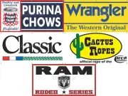 RODEO ARENA GROUP LOT DISCOUNT ON FIVE DESIGNS SIGN REMAKE BANNERS OPTIONS 5H