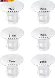 Flange Inserts 10Pc, Compatible with Various Breast Pump Shields/Flanges