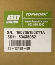 TOPWORX 11 12420 00 Proximity Limit Switch GO Switch SO # 50438082