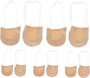 [Baluue] Lady Socks 5 Pack Low Cut Socks Ultra Thin Breathable Non Comfortable Liner Socks for Women for High Heels