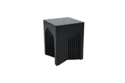 Maestro Furniture Laurance Modern Stylish Squre End Lamp Side Table Black
