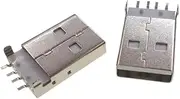 2X USB Type-A Male Plug Connector for USB Flash Drive U-Disk Computer Repair #C