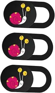 Angoily 3Pcs Cute Cartoon Snail Pattern Laptop Camera Privacy Cover Webcam Cover Slider for Enhanced Privacy Protection Computers and Tablets