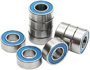 20/50/100pcs MR115RS Miniature Bearings Blue Sealed 5x11x4 mm ABEC-5 MR115-2RS Ball Bearing Parts for Hobby RC Car Truck (Size : 100PCS, Color : MR115-2RS 5x11x4mm)