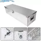 39" x 13" x 10" Aluminum Cuboid Truck Tool Box For Camper Pickup Trailer Storage