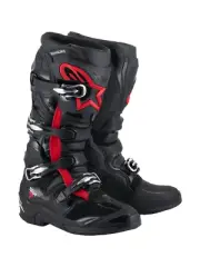 2025 Alpinestars Tech 7 MX Boots - Fluorescent Red/Black - Size 11