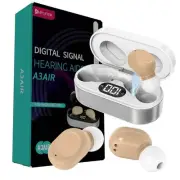 Hearing Aids,Rechargeable Hearing Aids for Seniors Adults Mini Hearing Amplif...