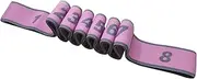Yoga Straps for Stretching,Gymnastics Stretch Band Kids with 8 Adjustable Stretching Strap with Loops,for Stretching Leg Stretcher Strap Yoga Pull Strap for Pilates Flexstrap,Dance,Exercise,Yoga,Latin