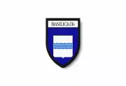 PATCH PATCHES EMBLEM IRON ON GLUE PRINT FLAG world crest italy basilicata