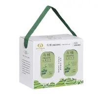 在飛比找PChome24h購物優惠-百香有機包種綠茶(直條形茶葉) 85gX2入 茶葉禮盒