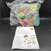NO BOX Battat Deluxe KITCHEN PLAYSET Toy Set ~ 71 Pc Pastel Sealed Bags NEW