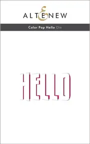Altenew Color Pop Hello Die
