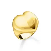 Genuine THOMAS SABO Ring heart-shaped gold